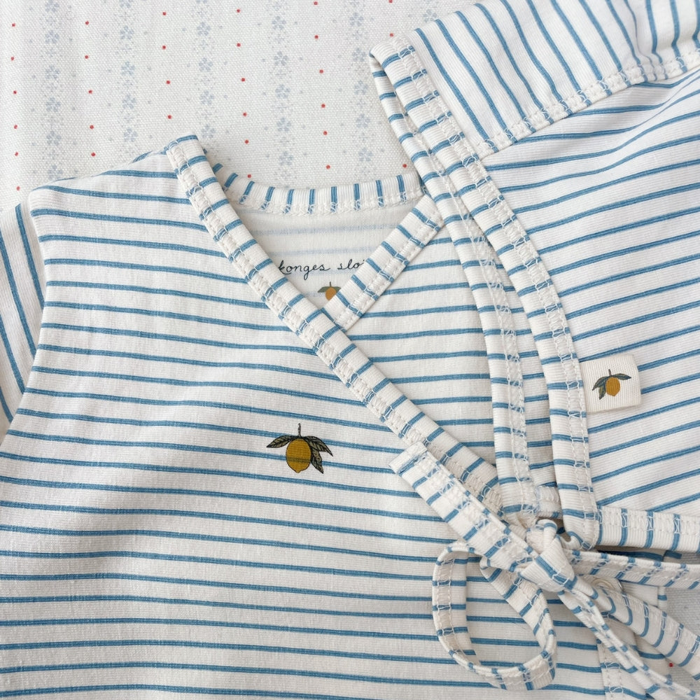 Konges Slojd Body dla niemowlaka Stripe Bluie