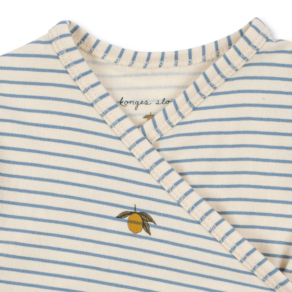 Konges Slojd Śpioszki dla niemowlaka Stripe Bluie