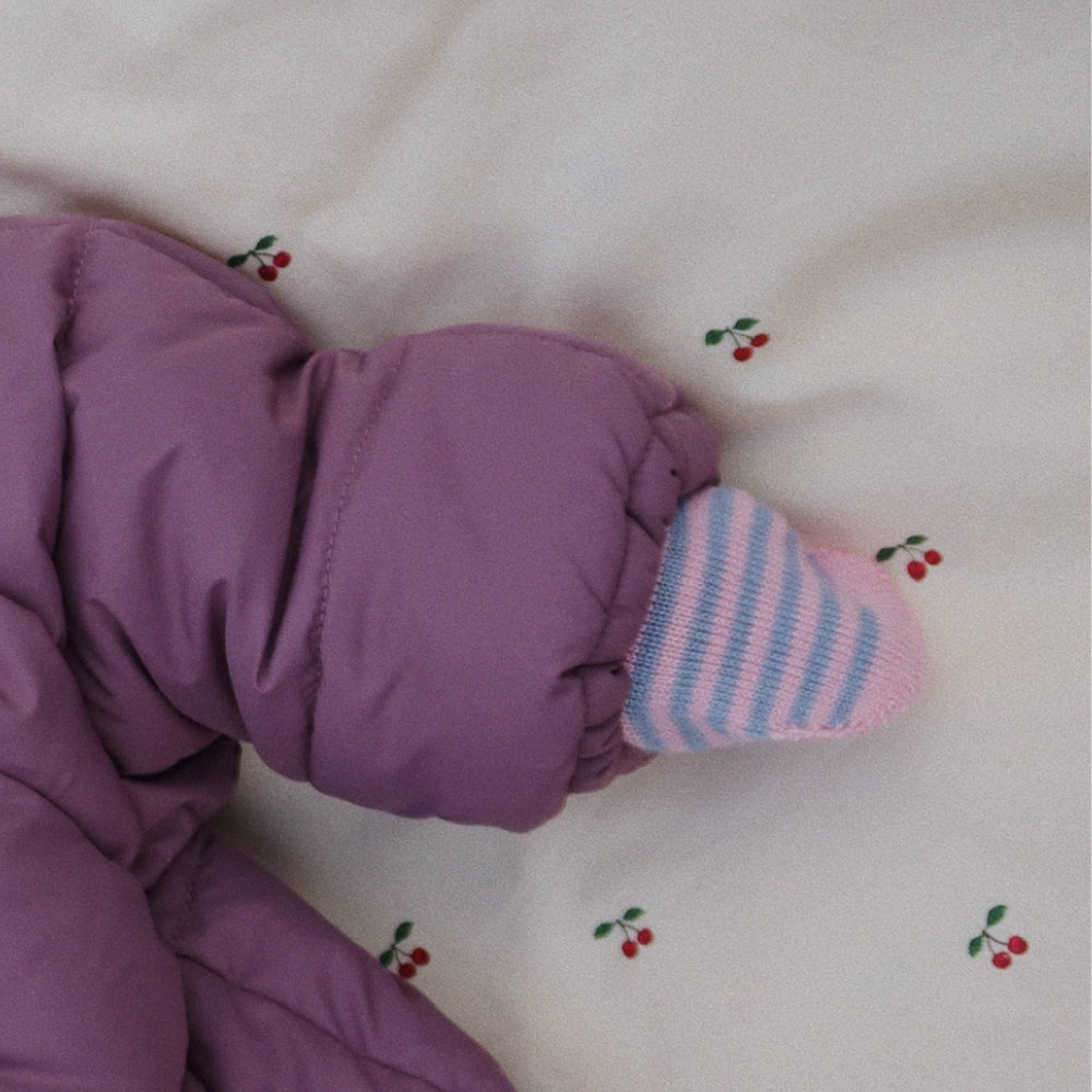 Konges Slojd Rękawiczki dla dzieci Cherry Stripe 2 Pak