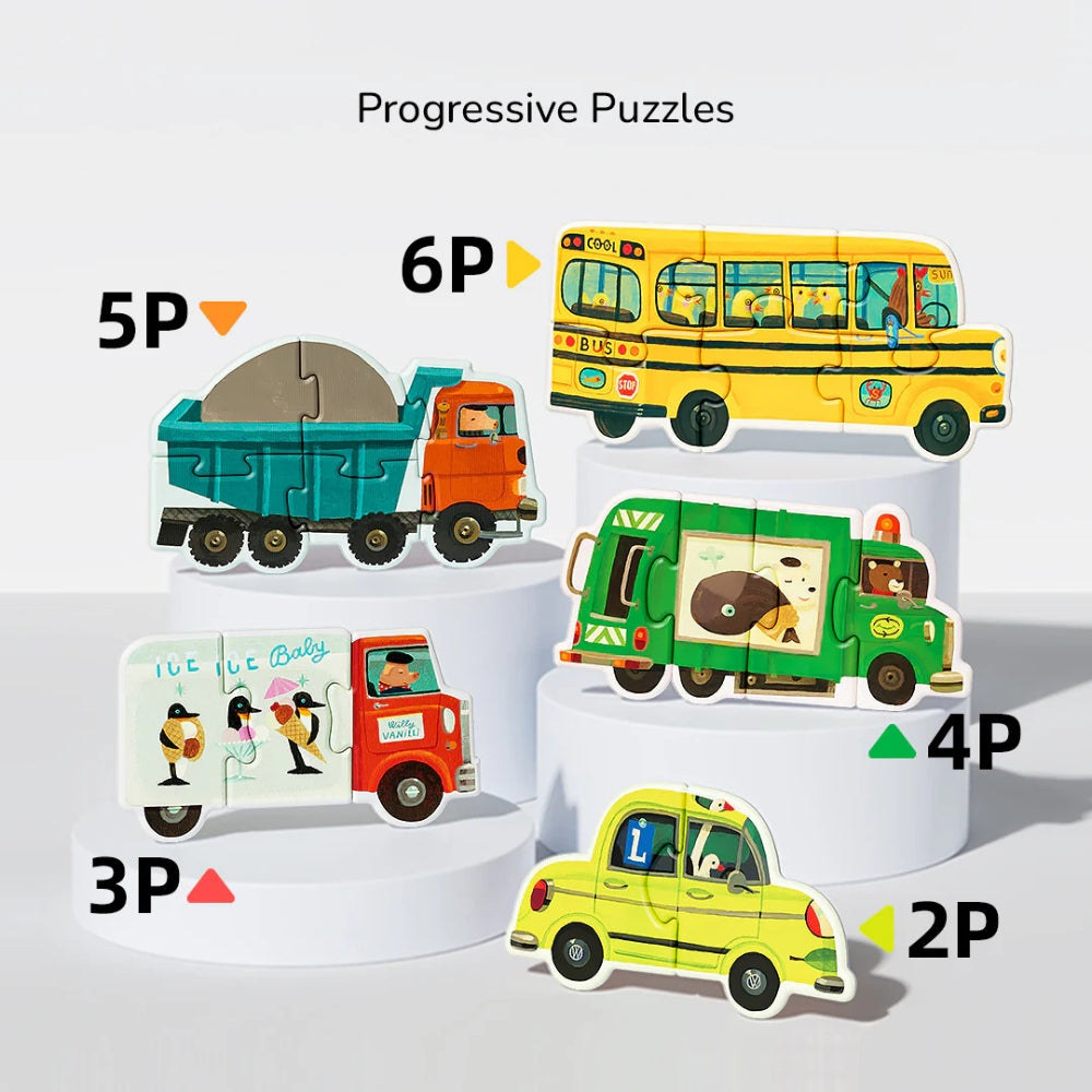 Mideer Moje pierwsze puzzle - Transport