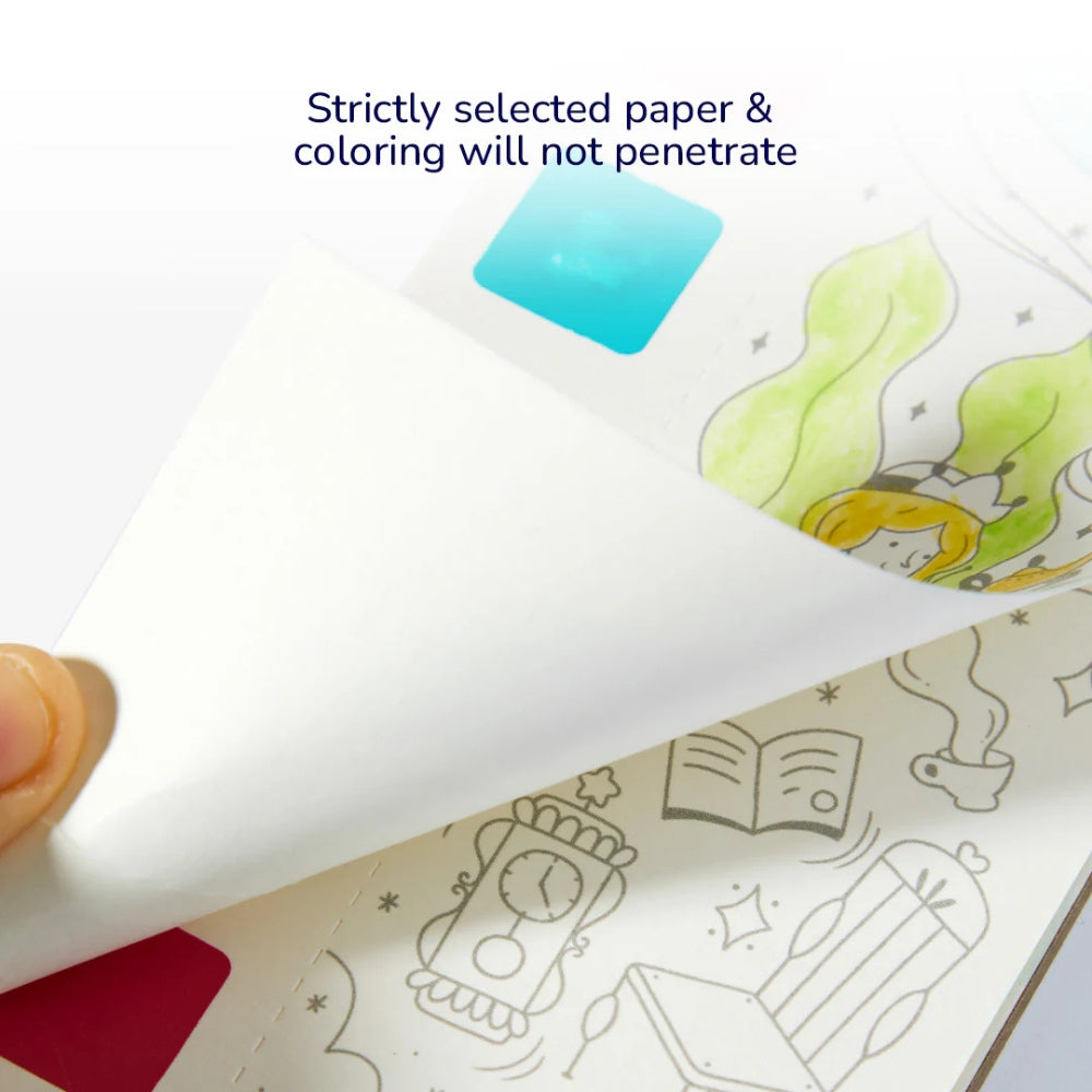 Mideer Kolorowanka akwarelowa - Zaczarowany ogród