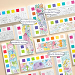 Mideer Kolorowanka akwarelowa - Zaczarowany ogród