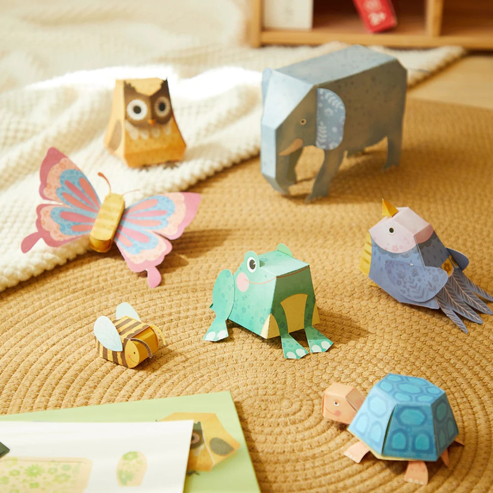 Mideer Zestaw origami dla dzieci Papierowe zwierzęta