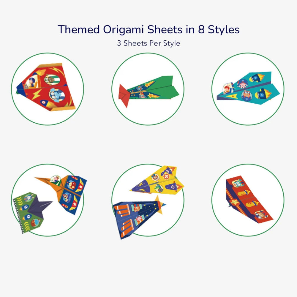 Mideer Origami - Papierowe samoloty