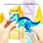 Mideer Klocki magnetyczne – Dinozaury 48 elementów