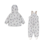 Konges Slojd Kurtka i spodnie przeciwdeszczowe dla dzieci Rainy Palme Set Sailor Check