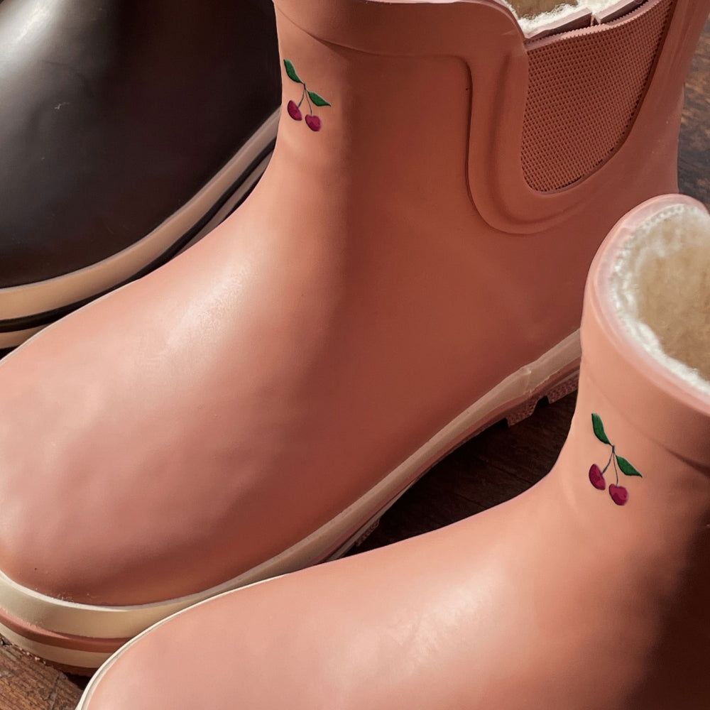 Konges Slojd Kalosze dziecięce Roi Rain Low Cameo Brown