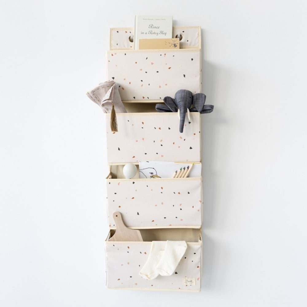 3 Sprouts Organizer na drzwi Wiszący Cream Recycled