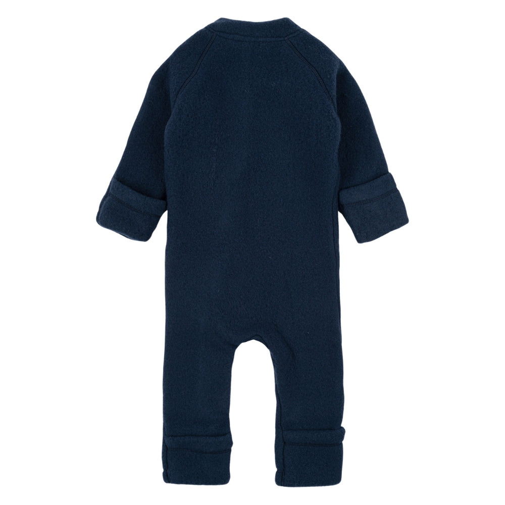Mikk line kombinezon niemowlęcy z wełny merino Blue Nights