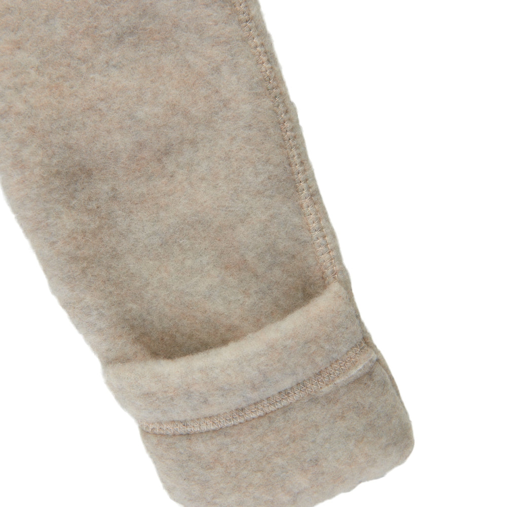 Mikk line kombinezon niemowlęcy z wełny merino Melange Offwhite