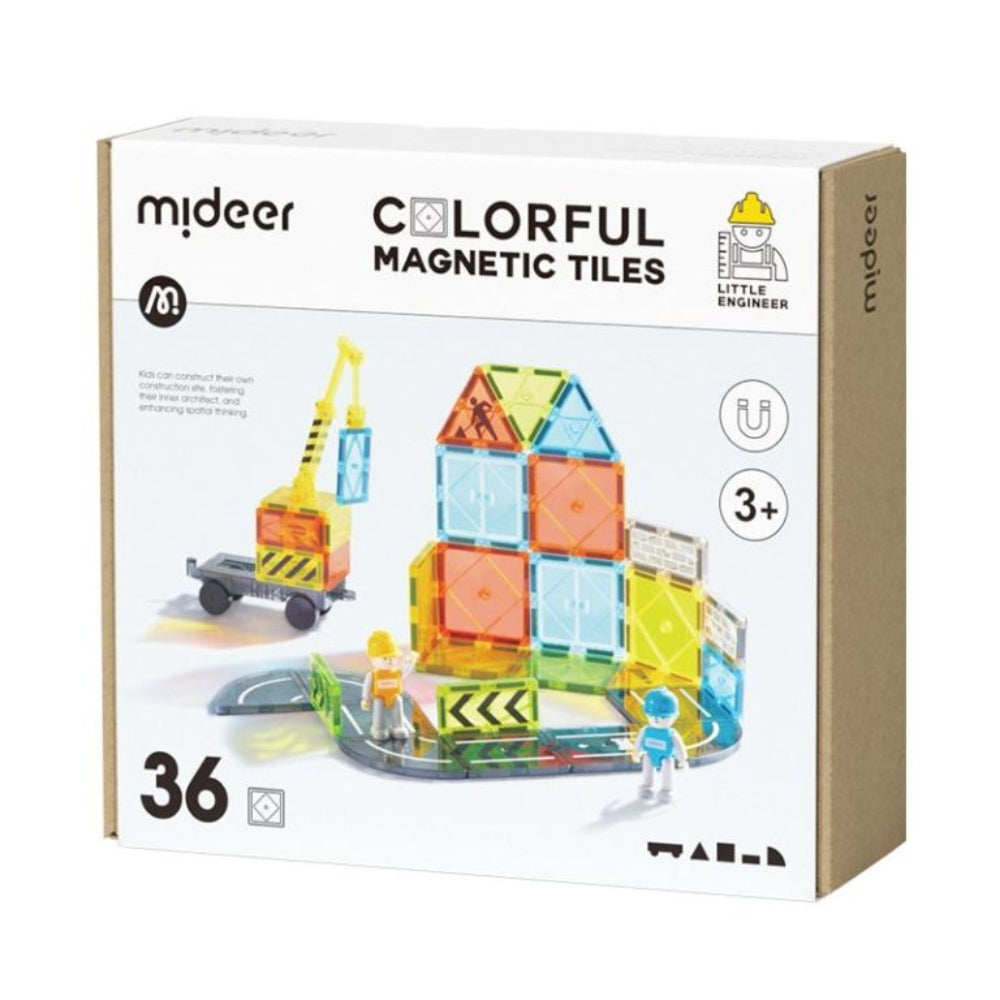 Mideer Klocki magnetyczne Mały architekt 36 elementów