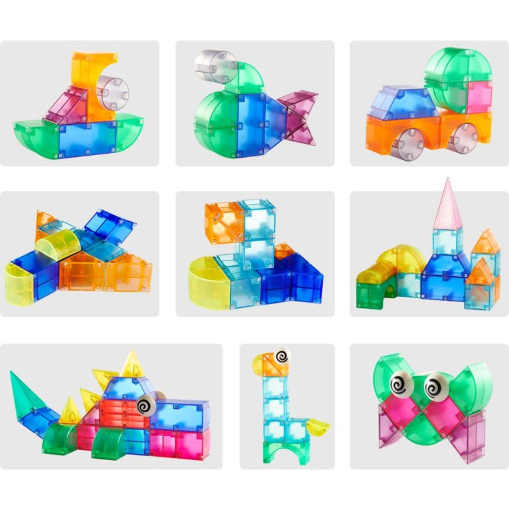 Mideer Klocki magnetyczne 3D - 46 elementów