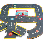Djeco Puzzle dla dzieci Ulice Crazy Motors