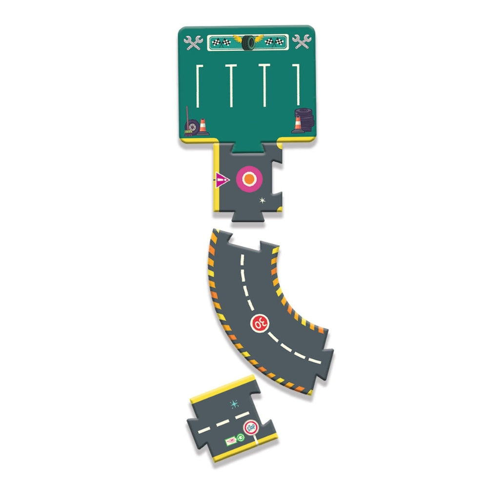 Djeco Puzzle dla dzieci Ulice Crazy Motors