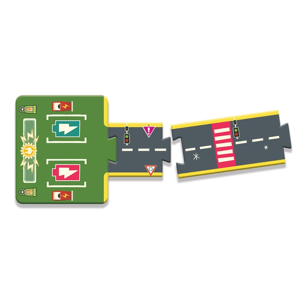 Djeco Puzzle dla dzieci Ulice Crazy Motors
