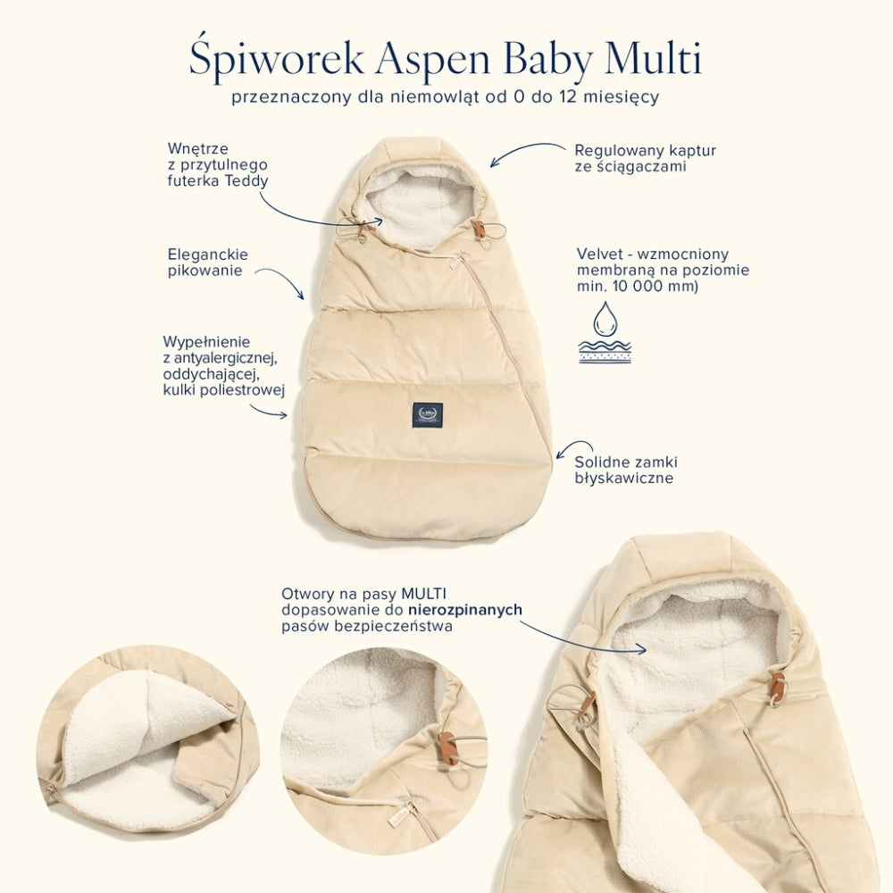 La Millou Śpiworek do Wózka Baby Multi Royal Navy