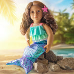 Our Generation Zestaw ubranek dla lalek ogon syrenki z akcesoriami Mermaid Dreams