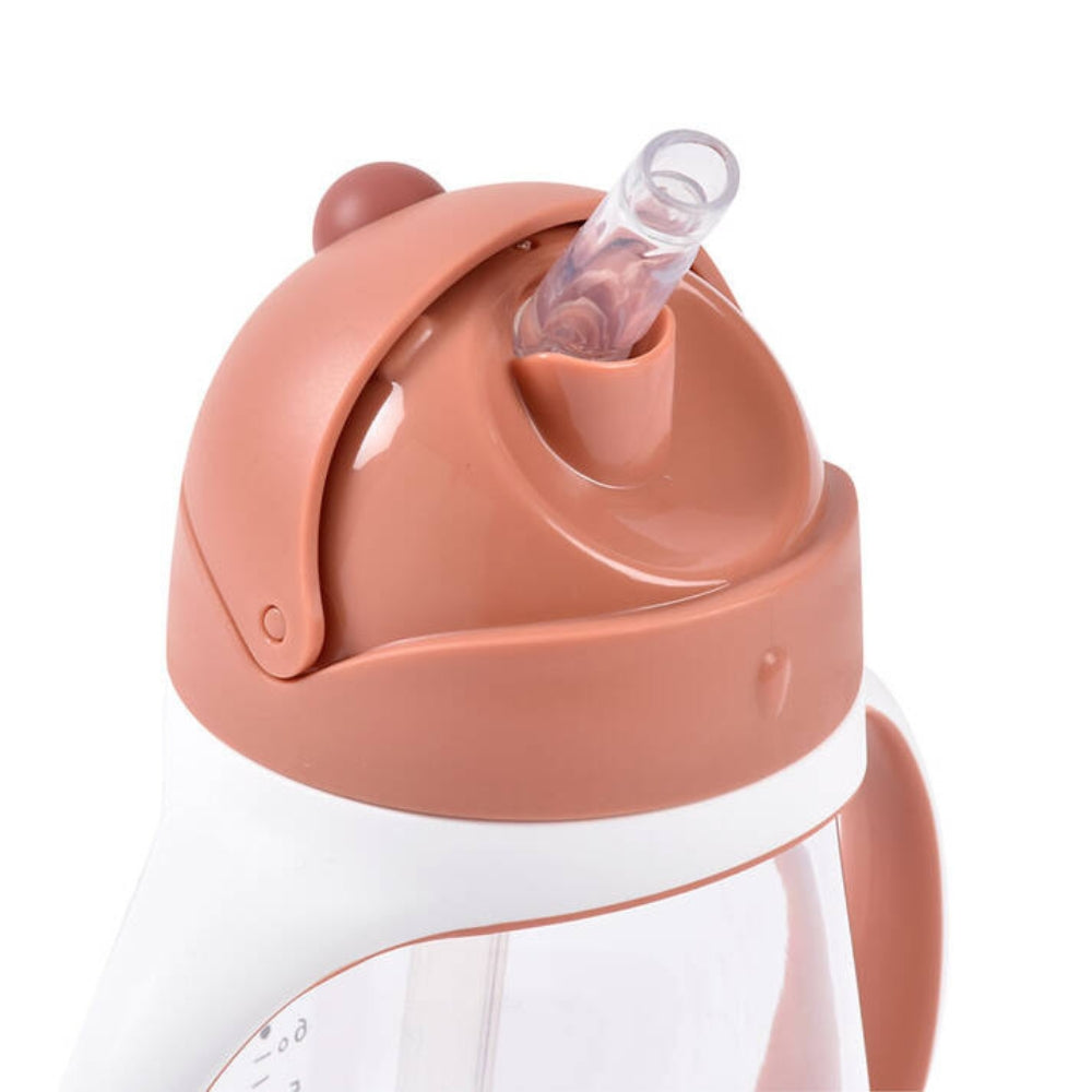 Beaba Bidon niekapek ze słomką tritanowy 300 ml Terracotta
