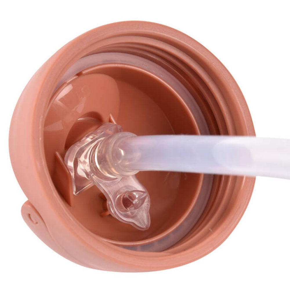 Beaba Bidon niekapek ze słomką tritanowy 300 ml Terracotta