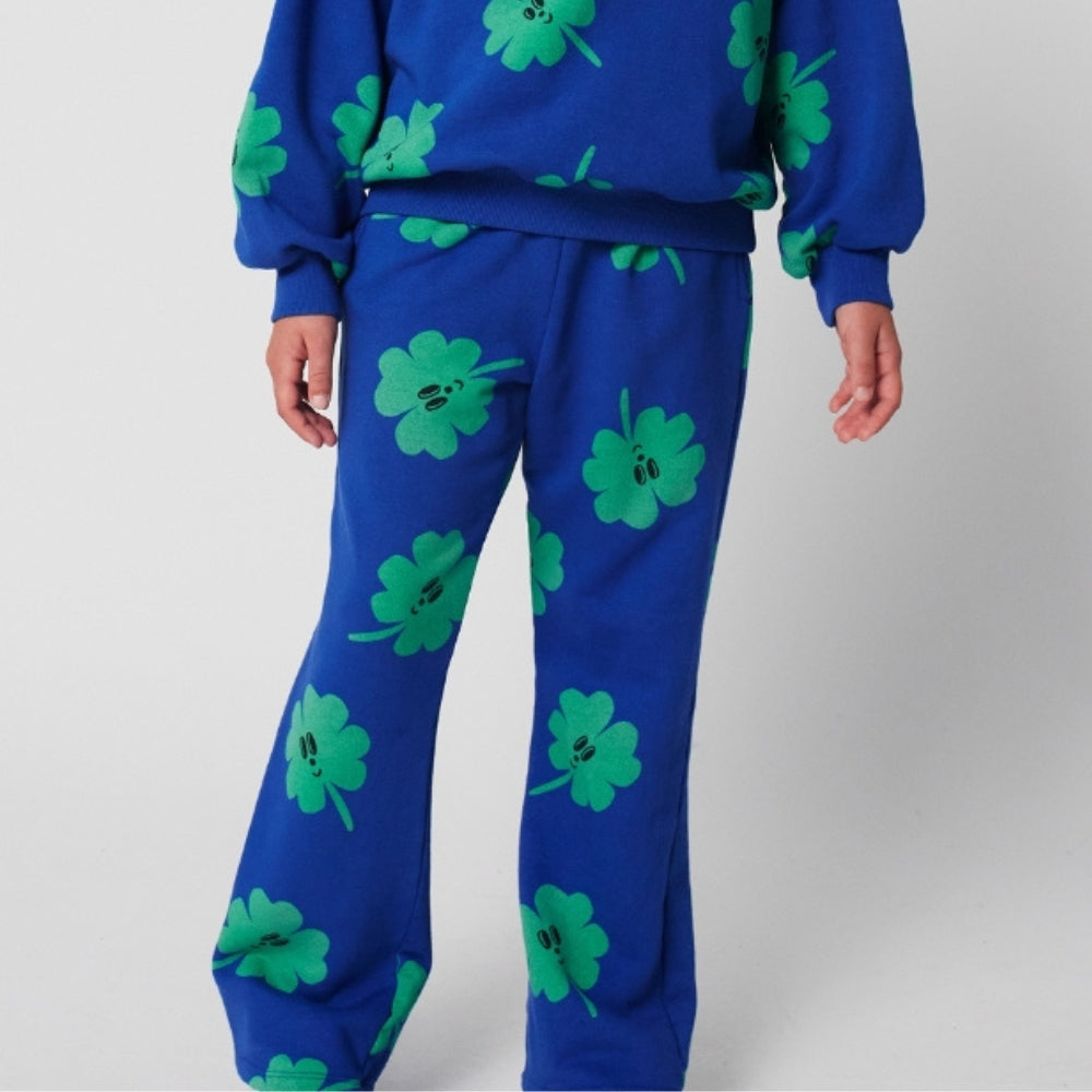 Bobo Choses Spodnie dla dzieci Lucky Clover all over Blue