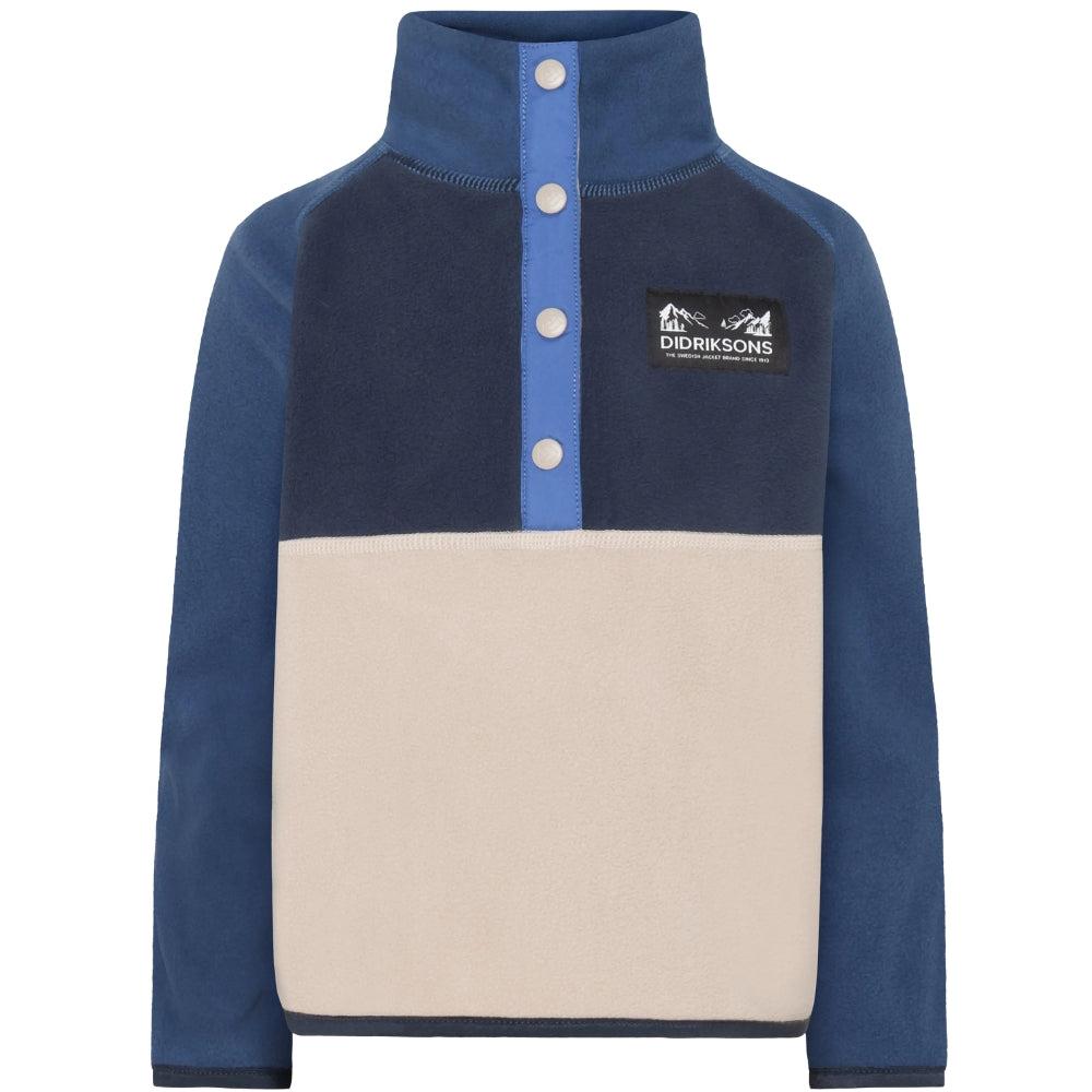 Didriksons Polar dziecięcy z guzikami Monte Beach beige
