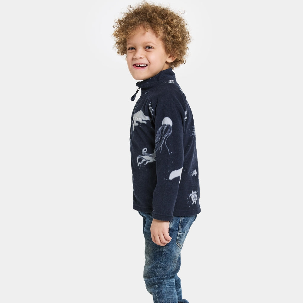 Didriksons Zapinana bluza dziecięca Monte Winter Ocean Blue
