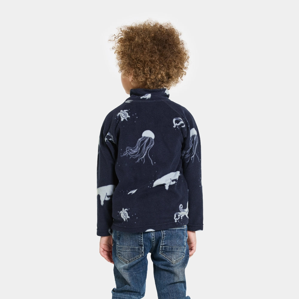 Didriksons Zapinana bluza dziecięca Monte Winter Ocean Blue
