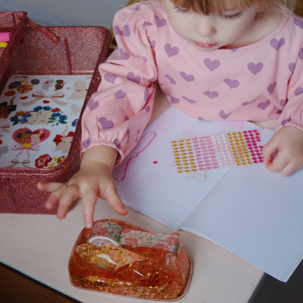 Konges Slojd Zestaw artystki w pudełku Glitter Rose