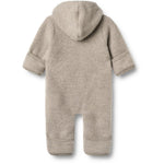 Wheat Kombinezon niemowlęcy z wełny merino Ata Khaki Melange