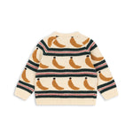 Konges Slojd Sweterek dziecięcy wełniany Billi Knit Banana