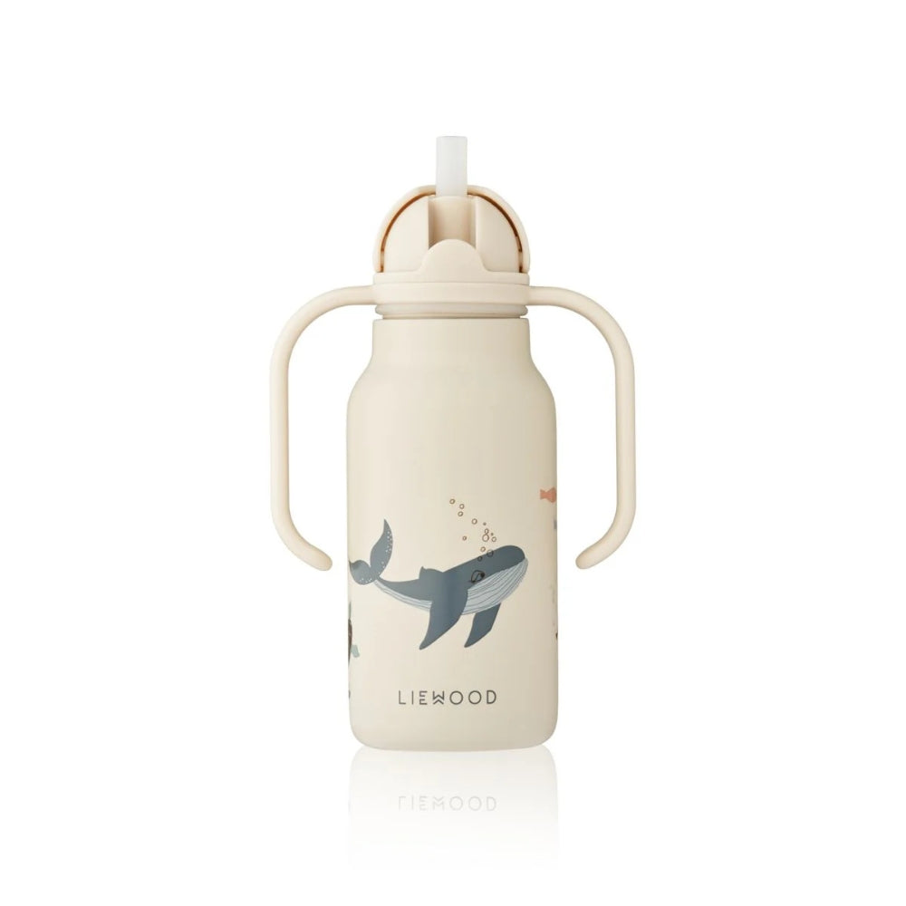 Liewood Bidon termiczny dla dzieci Kimmie 250 ml Sea creature / Sandy