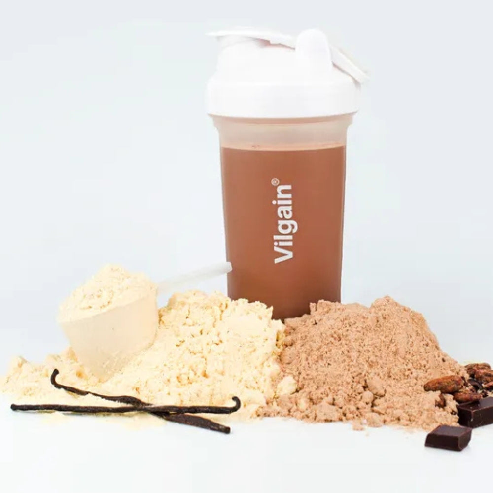 Vilgain Odżywka białkowa bez cukru i laktozy, smak shake czekoladowy 1000g