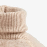 Wheat Buty niechodki z wełny merino Lei Pale Lilac