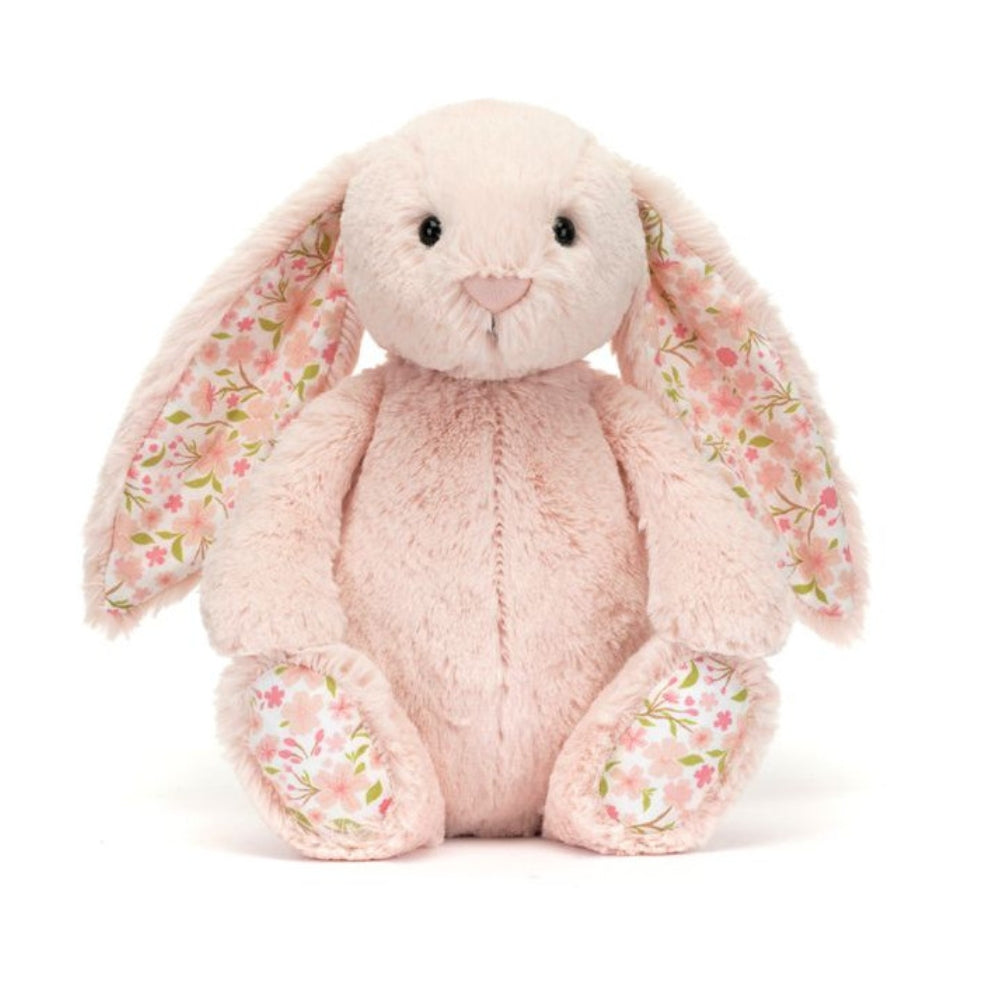 Jellycat Przytulanka Króliczek z Kwiecistymi Uszami Pudrowy Róż Cherry 31 cm