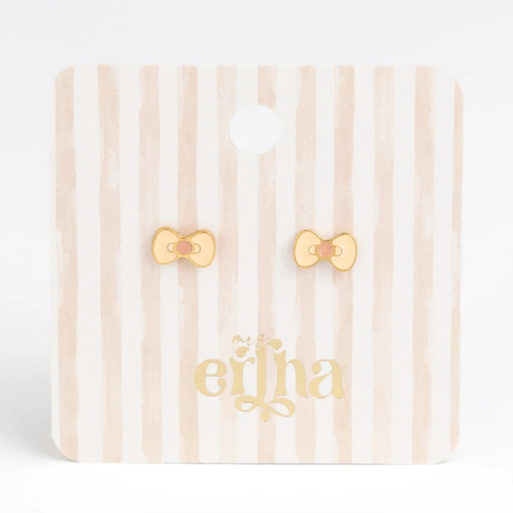 Mrs Ertha Kolczyki dziecięce Butterfly Little Bowtie