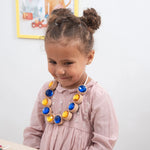 TickIt Koraliki do nawlekania drewniano-akrylowe