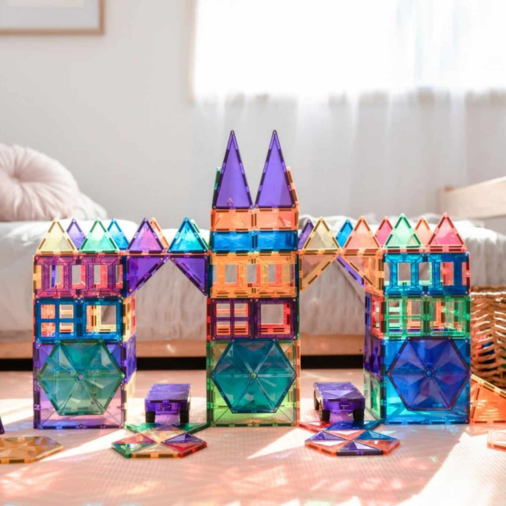 Connetix Klocki magnetyczne dla dzieci Rainbow Mega Pack 212el.