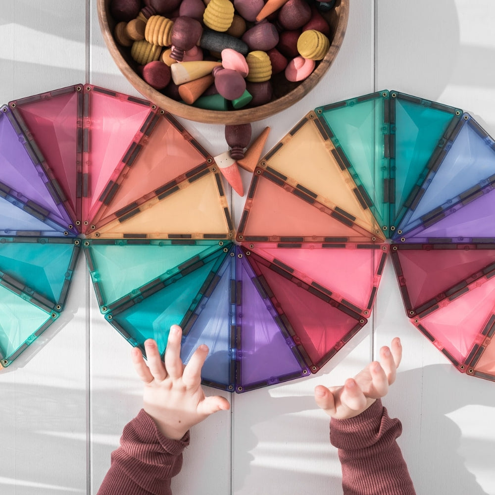 Connetix Klocki magnetyczne dla dzieci Pastel Mega Pack 202el.