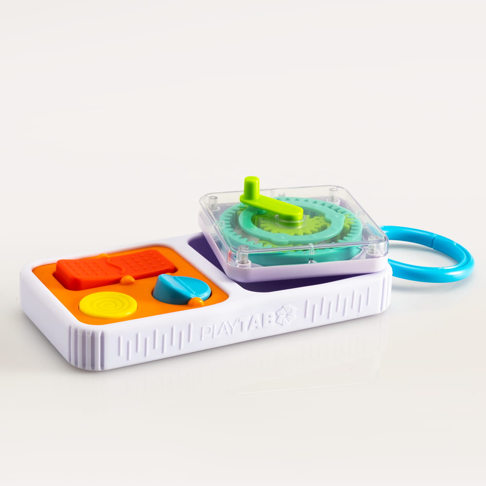 Fat Brain Toys PlayTab Go Sensoryczne Kwadraty z Zawieszką
