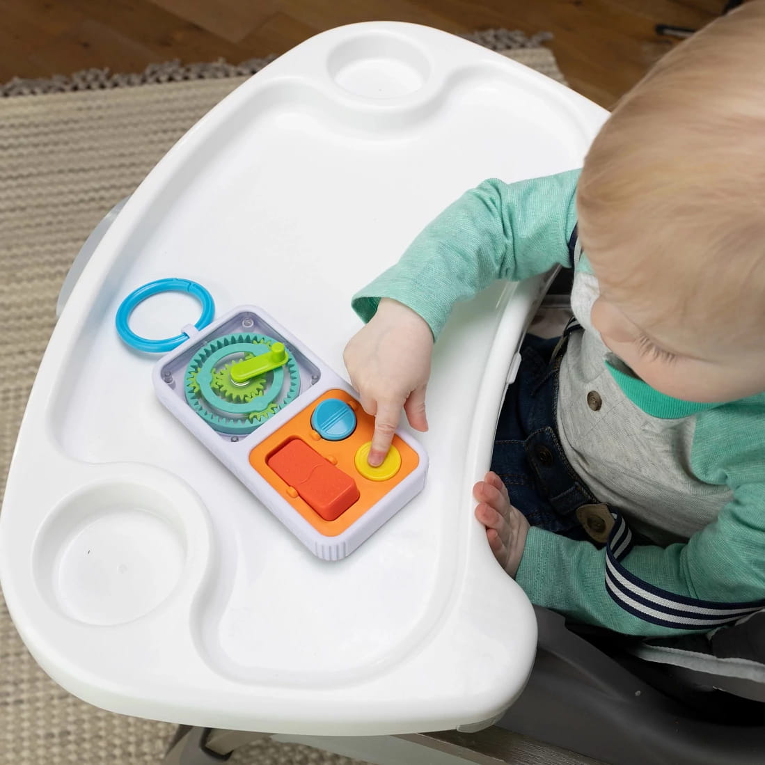 Fat Brain Toys PlayTab Go Sensoryczne Kwadraty z Zawieszką