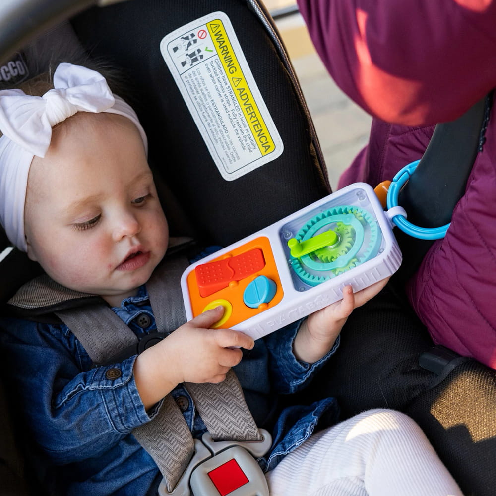 Fat Brain Toys PlayTab Go Sensoryczne Kwadraty z Zawieszką