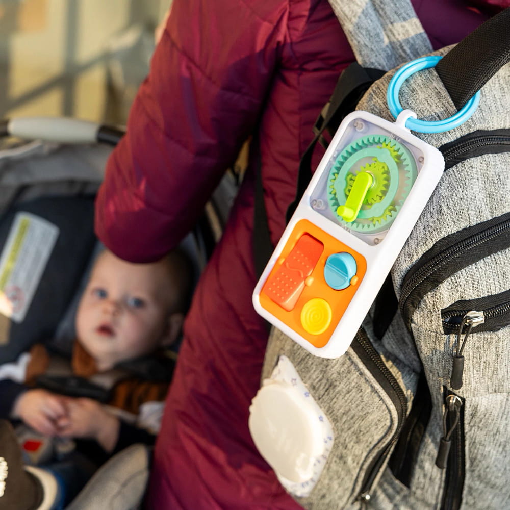 Fat Brain Toys PlayTab Go Sensoryczne Kwadraty z Zawieszką