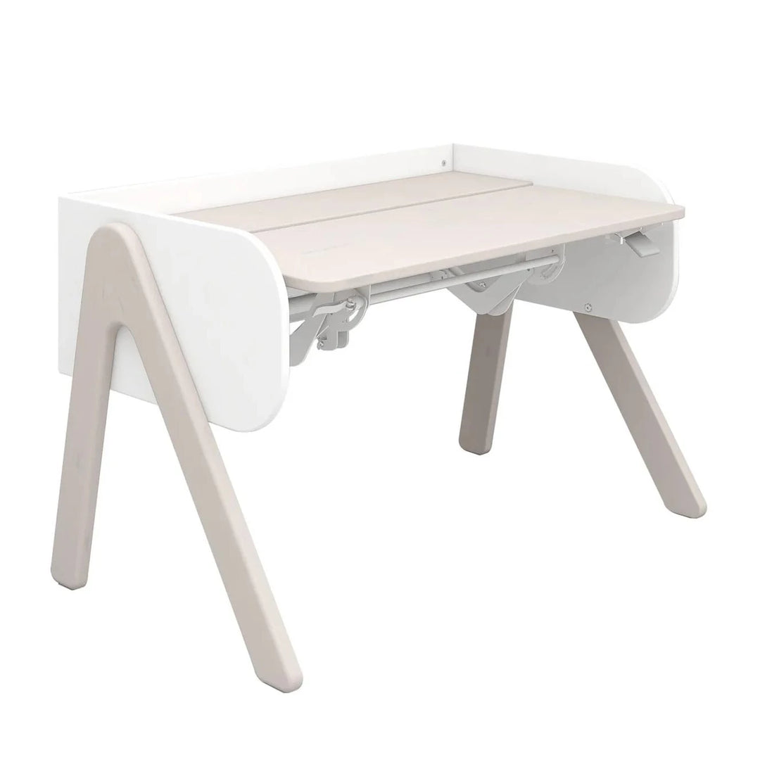 Flexa Ergonomiczne biurko dla dzieci Woody White Grey Washed Pine