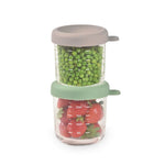 Beaba Szklany pojemnik na żywność 2szt. Sage green/Gazelle