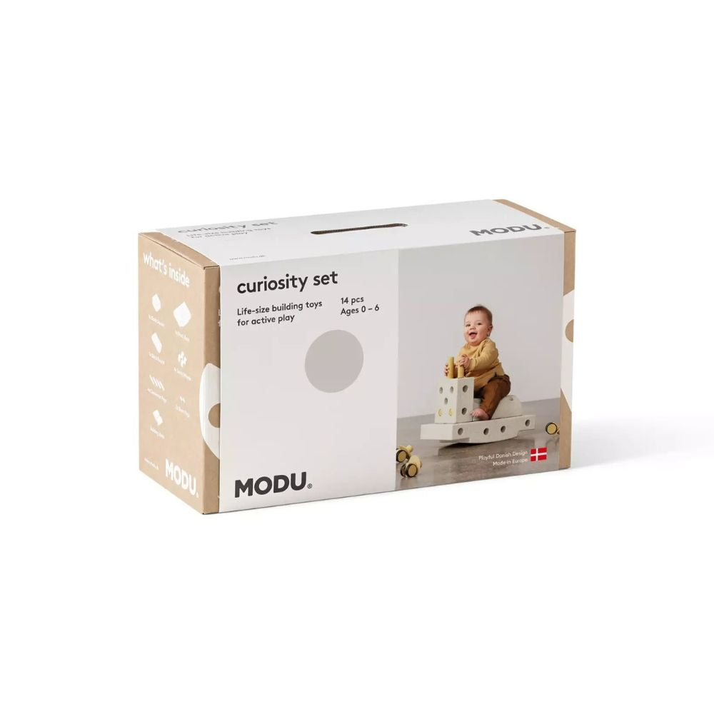 Modu Klocki konstrukcyjne dla dzieci Curiosity set Sand Grey / Honey Yellow