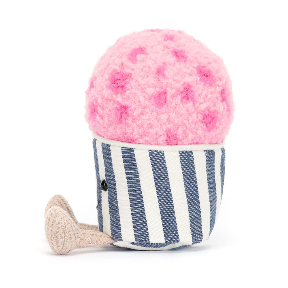 Jellycat Maskotka Wesołe Lody Truskawkowe 15 cm