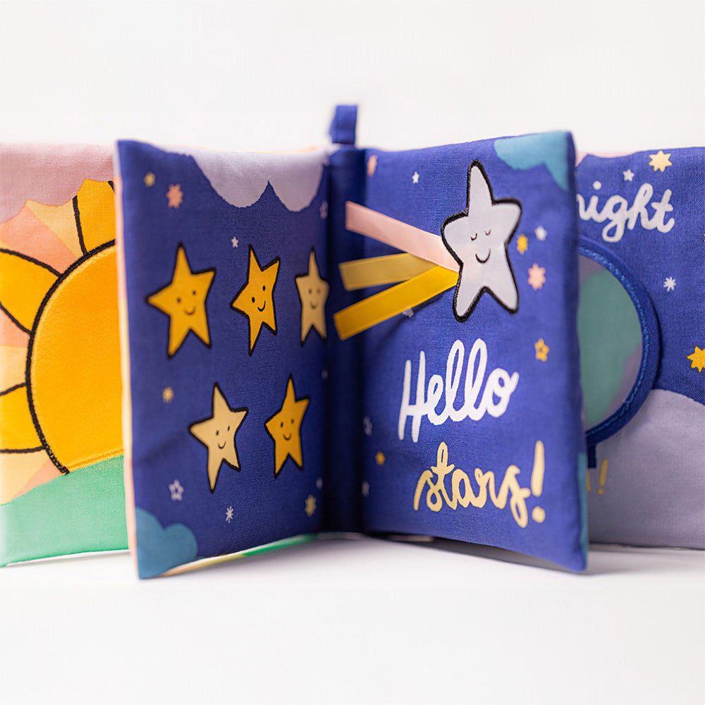 Jellycat Książeczka sensoryczna dla dzieci Hello Moon