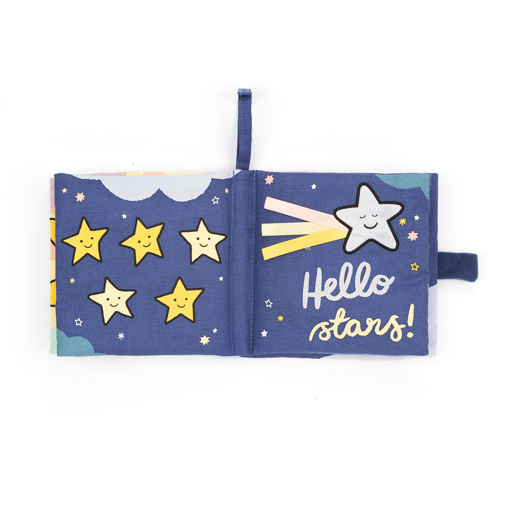 Jellycat Książeczka sensoryczna dla dzieci Hello Moon