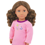 Our Generation Lalka dla dzieci Finley z naklejkami i notesem Bubble Pop It 46 cm