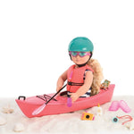 Our Generation Akcesoria dla lalek Kajak z wyposażeniem Kayak Adventure Set